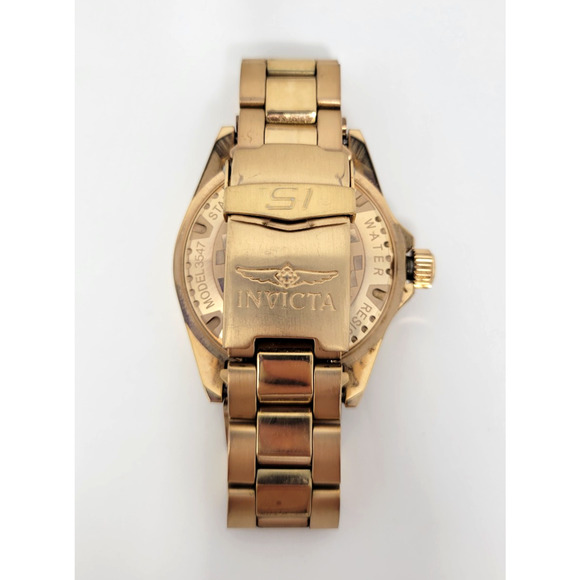 Invicta Rose Gold Women's Watch S1 Racing Team 12/01 200m Model 3547 - Picture 2 of 8